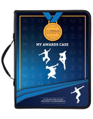 My Proud Moments - Medal & Certificate Case - Blue Dance - Front