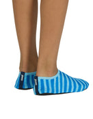 Zoggs - Nautical Stripes Kids Anti-Slip Socks - Blue - Model Back