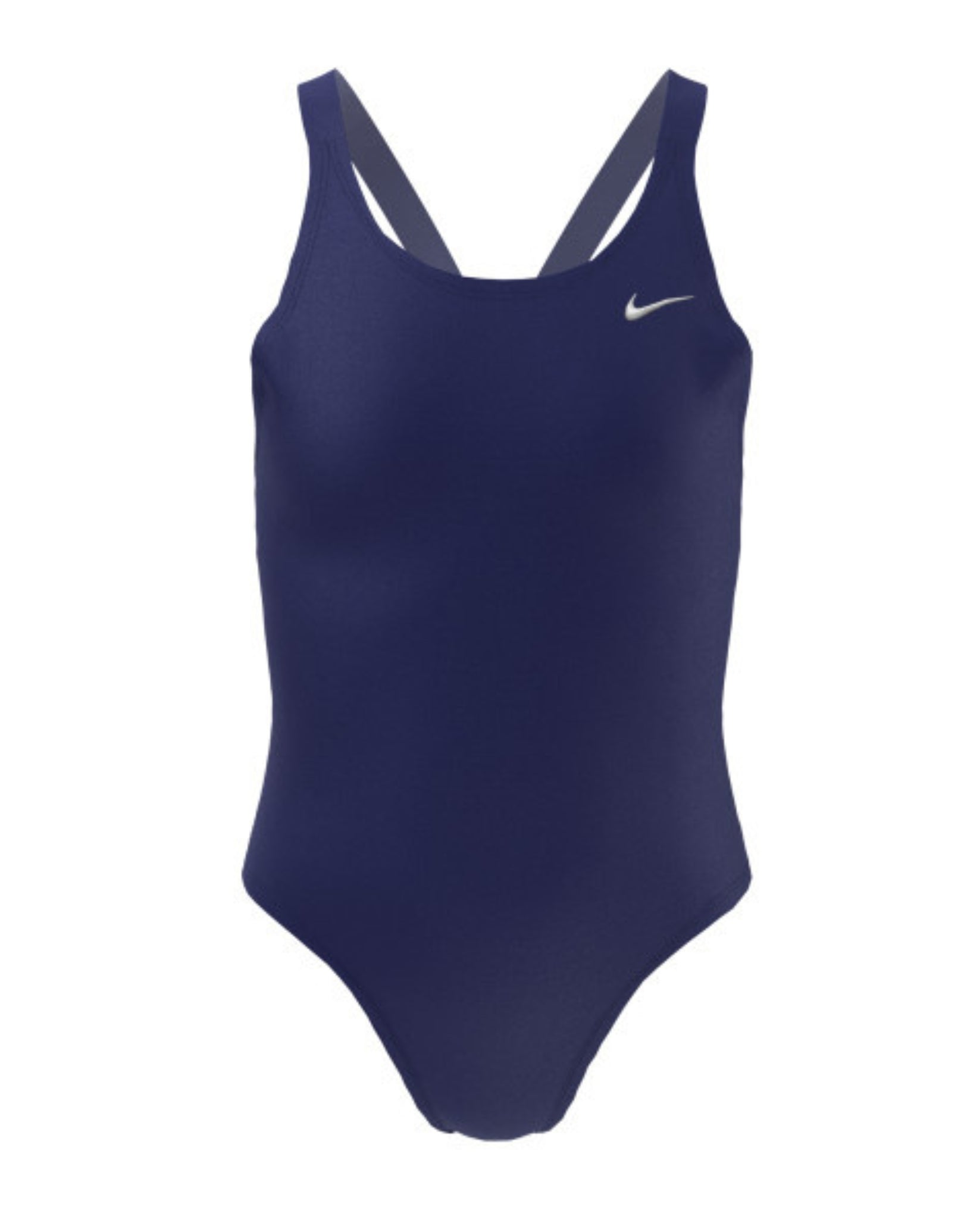 Nike Girls Hydrastrong Performance Fastback Swimsuit - Navy | Simply ...