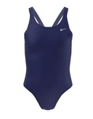 Nike - Girls Hydrastrong Performance Fastback Swimsuit - Navy - Product Front