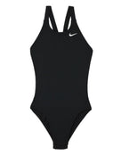 Nike - Girls Hydrostrong-Fastback-Black-Front-Simply Swim