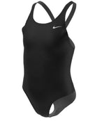 Nike - Girls Hydrostrong-Fastback-Black-Nike-Logo-Simply Swim