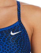 Nike - Hydrastrong Delta Racerback Swimsuit - Game Royal - Logo