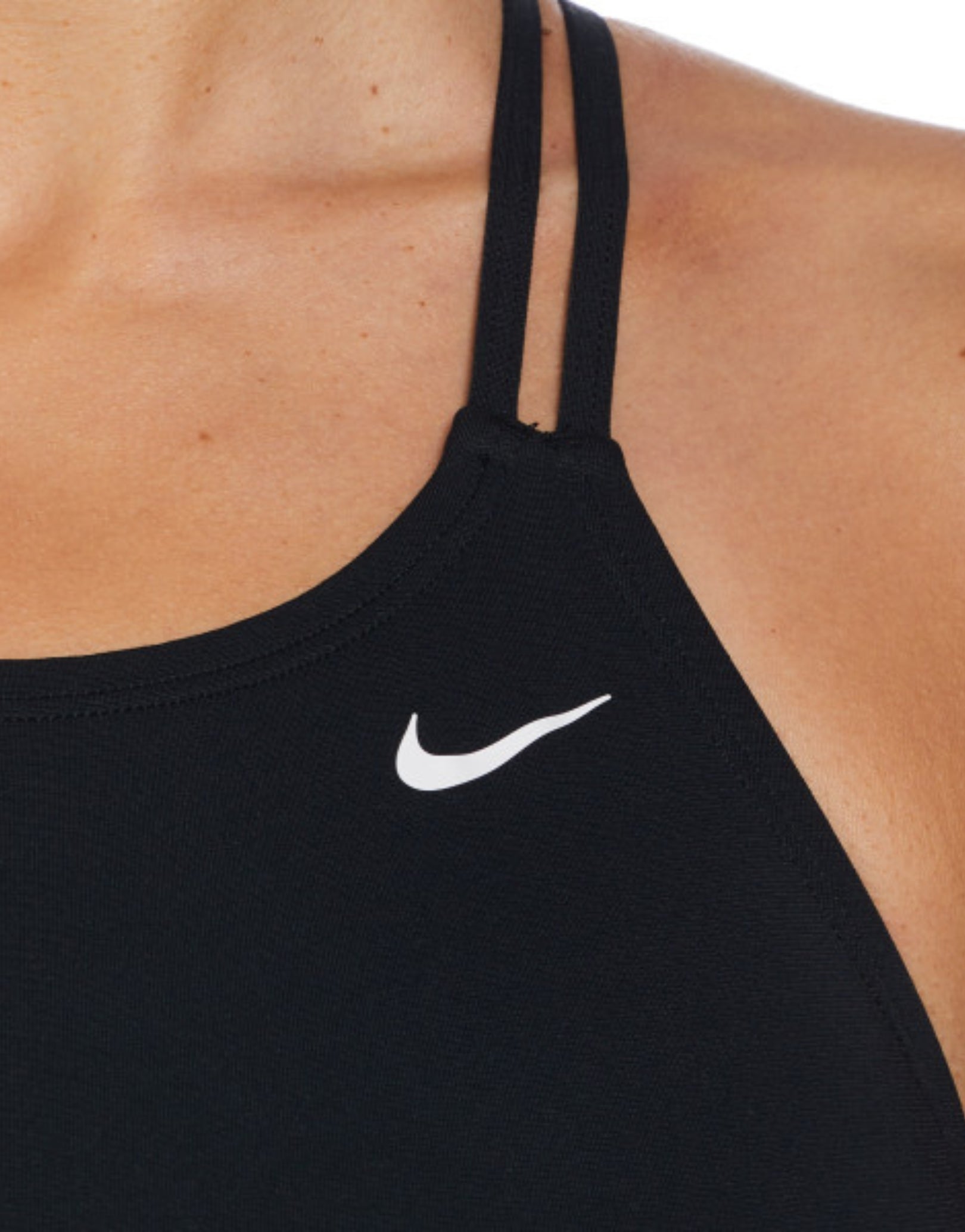 Nike Hydrastrong Solid Spiderback Swimsuit - Black, Simply Swim