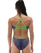 TYR - Nova Durafast Elite Trinityfit Swimsuit - Navy/Multi - Model Back