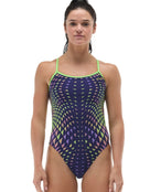 TYR - Nova Durafast Elite Trinityfit Swimsuit - Navy/Multi - Model Front