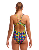 Funkita - Pine Gap Diamond Back Swimsuit - Multi - Model Back