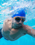 Zoggs - Predator Polarized Ultra Swim Goggles - Grey/Orange - Product in Use
