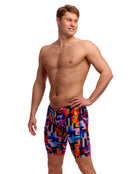 Funky Trunks - Putty Rules Swim Training Jammer - Multi - Model Front/Side