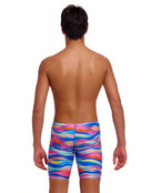 Funky Trunks - Royal Wave Swim Fast Training Jammers - Multi - Model Back