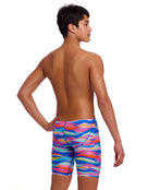 Funky Trunks - Royal Wave Swim Fast Training Jammers - Multi - Model Back/Side
