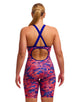 Funkita - Ruff Stuff Fast Training One Piece Legsuit - Coral/Blue - Model Front