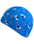 Junior Fun Patterns Lycra Swim Cap