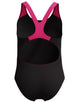 SP-8002625002-Girls_Printed_Splashback_Swimsuit_-_Dark_Pink_Black_front