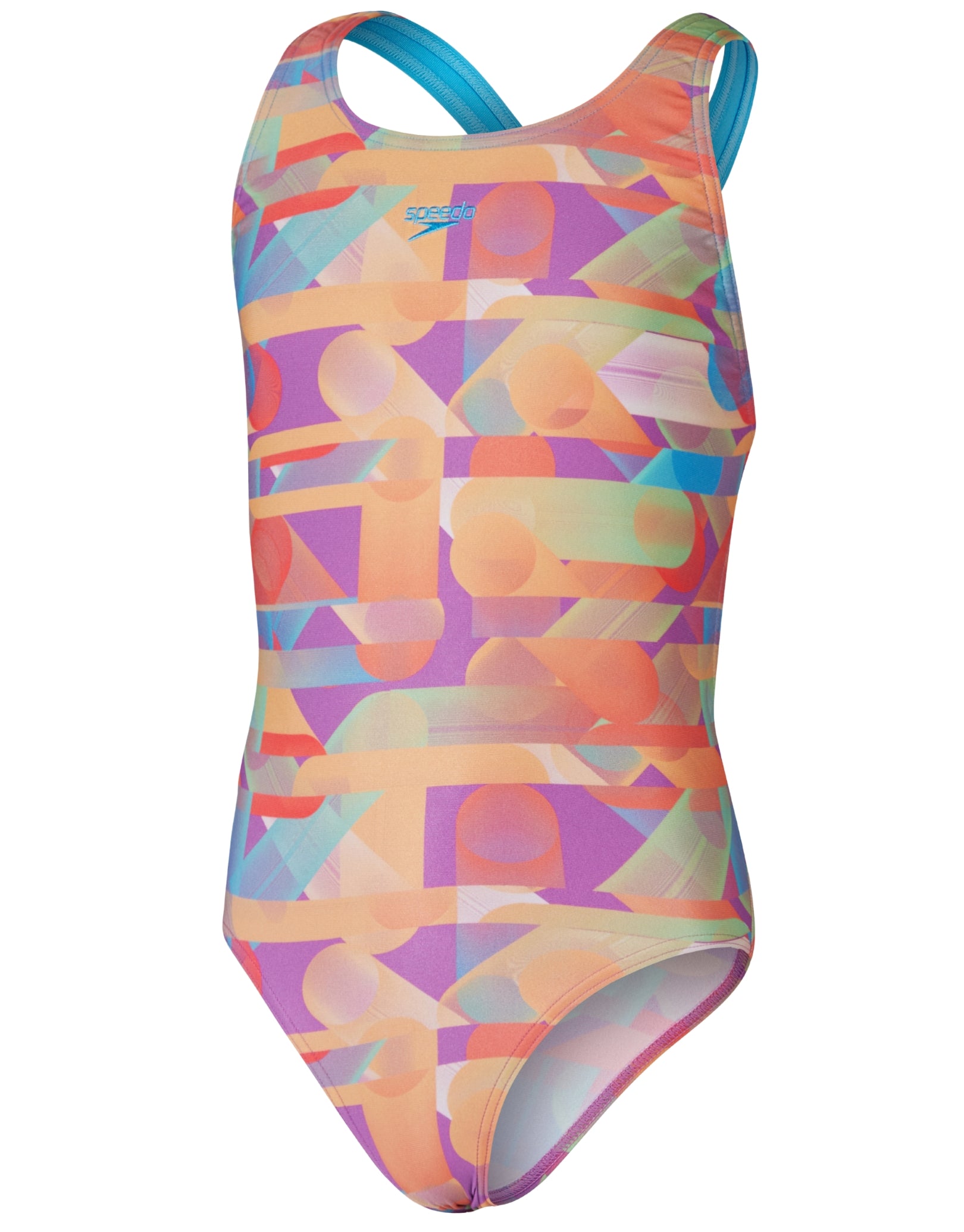 Speedo Meisjes Allover SPLASHBACK Badpak Speedo Meisjes Allover SPLASHBACK Badpak