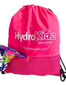 Childrens Deluxe Medium Swim Drawstring Bag With Mesh Pocket