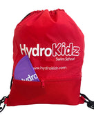 Childrens Deluxe Medium Swim Drawstring Bag With Mesh Pocket