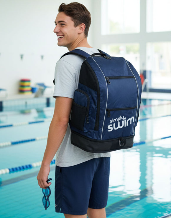 Premium Swim Backpack 40L - Navy
