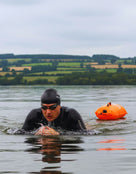 Simply Swim - Swim Safety Buoy and Tow Bag - Orange - Back