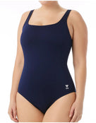 TYR-swimsuit-scoop-neck-controlfit-front-navy-no-model