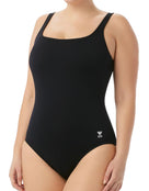 TYR-swimsuit-scoop-neck-controlfit-front-black