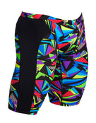 Funky Trunks - Beat It Swim Training Jammers - Black - Side Pattern