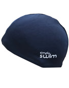 Simply-Swim-Adult-Polyester-Caps-Navy
