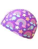     Simply-Swim-Fabric-Junior-Caps-Rainbow-Purple
