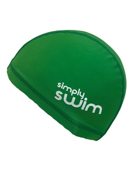 Junior Lycra Fabric Swim Cap - Solid Colours