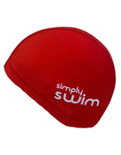 Junior Lycra Fabric Swim Cap - Solid Colours