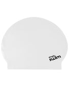 Simply-Swim-Latex-Caps-Adult-White