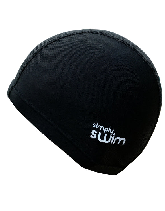 Simply-Swim-Lycra-Adult-Caps-Black
