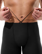 Speedo - Solid Endurance+ Max Swim Jammer - Black - Model Drawcord