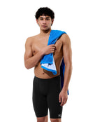 Speedo - Solid Endurance+ Max Swim Jammer - Black - Model Front with Towel