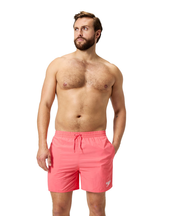 Speedo - Essentials 16" Watershorts - Coral Orange - Model Front