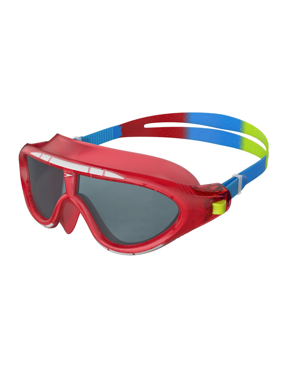 Speedo - Junior Biofuse Rift Swim Mask - Red/Smoke - Product Front/Side