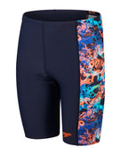 Speedo - Boys Digital Allover Panel Jammer - Black/Orange - Product Front