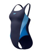 Speedo - Colourblock 2.0 Swimsuit - Navy/Blue - Product Front