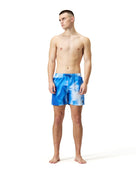 Digital Printed Leisure 16" Watershorts - Blue Wash