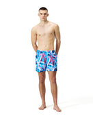 Speedo - Digital Printed Leisure 16" Watershorts - Blue/Pink - Model Front Full Body
