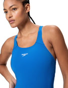 Speedo - Endurance Plus Legsuit - Blue - Model Front Close Up