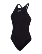 Speedo - Endurance+ V Back Swimsuit - Black - Product Front