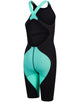 Speedo-Fastskin-Junior-LZRIgnite-Kneeskin-Black_Green-Front