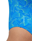 Hyperboom Medalist Allover Print Swimsuit - Blue