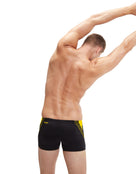 Speedo - Hyperboom Splice Aquashort - Black/Yellow - Model Back