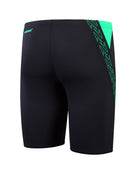 Speedo - HyeperBoom Splice Swim Jammer - Navy/Green - Product Back