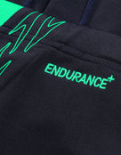 Speedo - HyeperBoom Splice Swim Jammer - Navy/Green - Fabric Logo