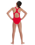 Girls Eco Endurance+ Medalist Swimsuit - Red