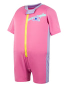 Speedo - Koala Printed Float Suit - Pink/Purple - Product Front