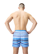 Speedo - Printed Leisure 16" Watershorts - Blue/White - Model Back